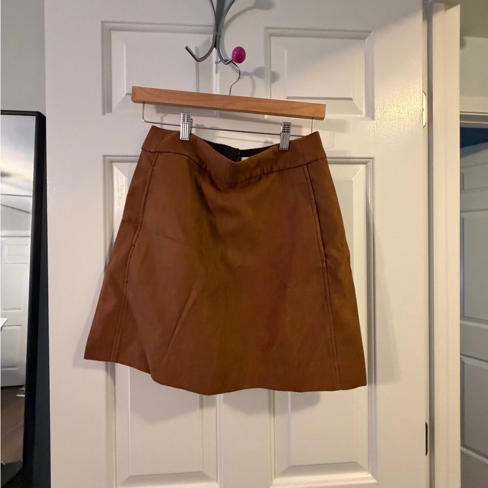 J. Crew Tan A-Line Skirt